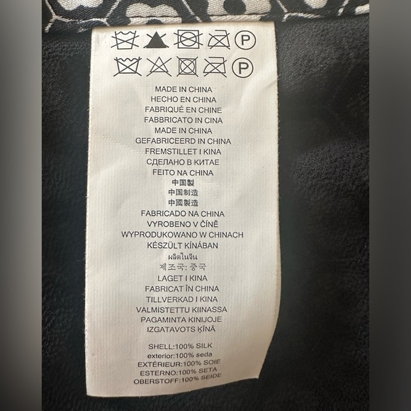 Michael Kors paisley print silk lightweight mini skirt size 6 - Picture 4 of 8